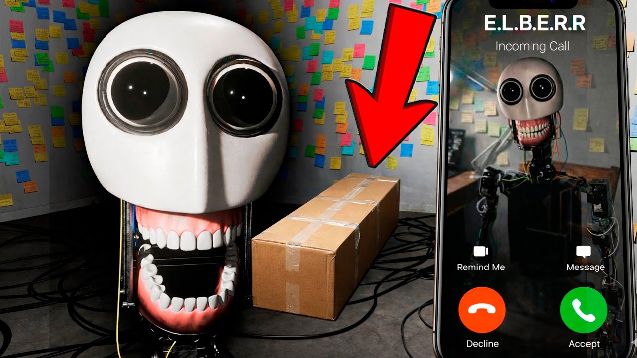 E.L.B.E.R.R ROBOT CAUGHT ON SECURITY CAMERAS! (Run Away If You See It!)