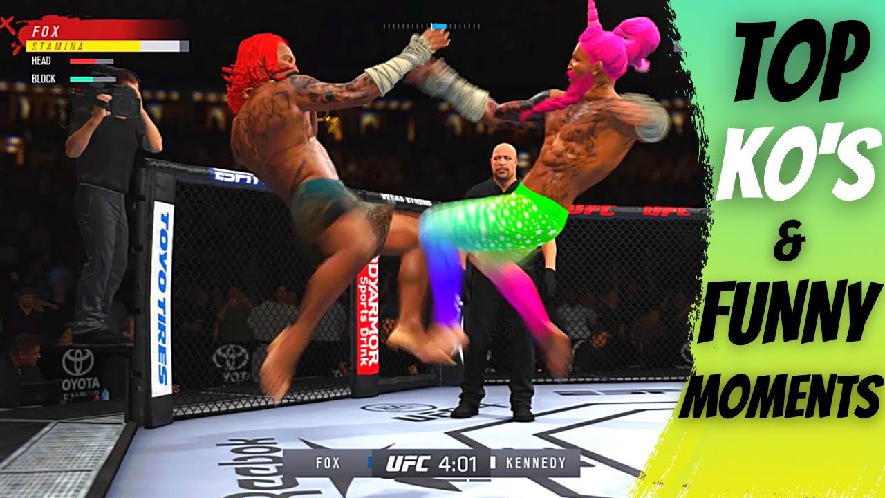 EA Sports UFC 4 TOP KNOCKOUTS & FUNNY MOMENTS
