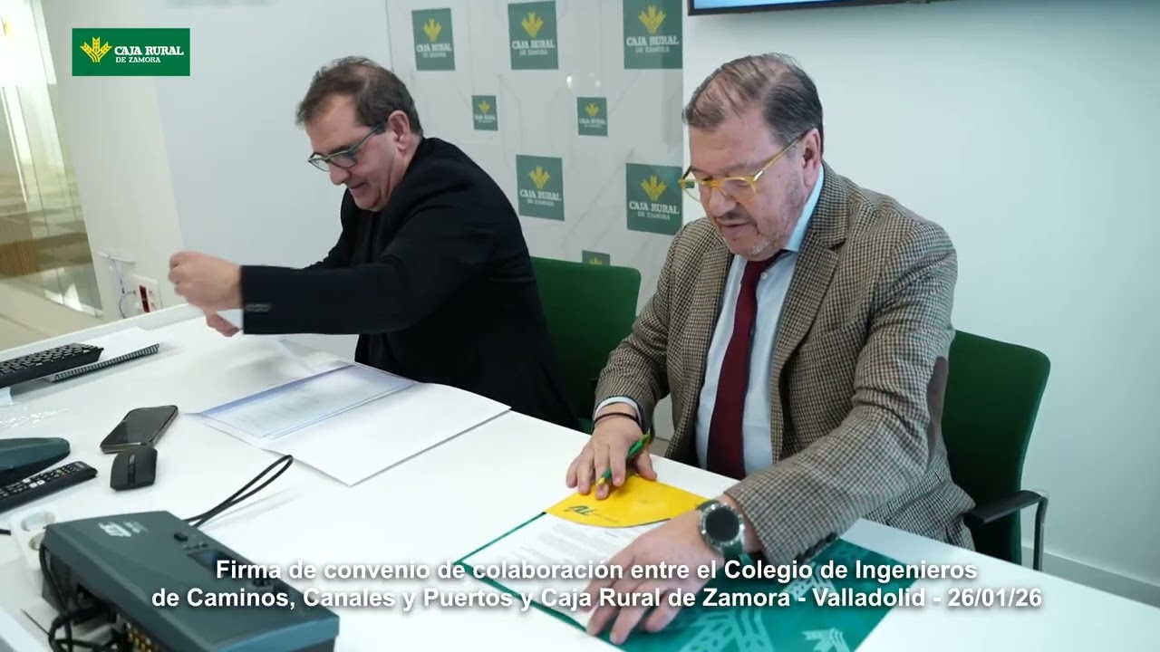 FIRMA DE CONVENIO CON LOS INGENIEROS DE CAMINOS DE CASTILLA Y LEÓN! 👷‍♂️🌉