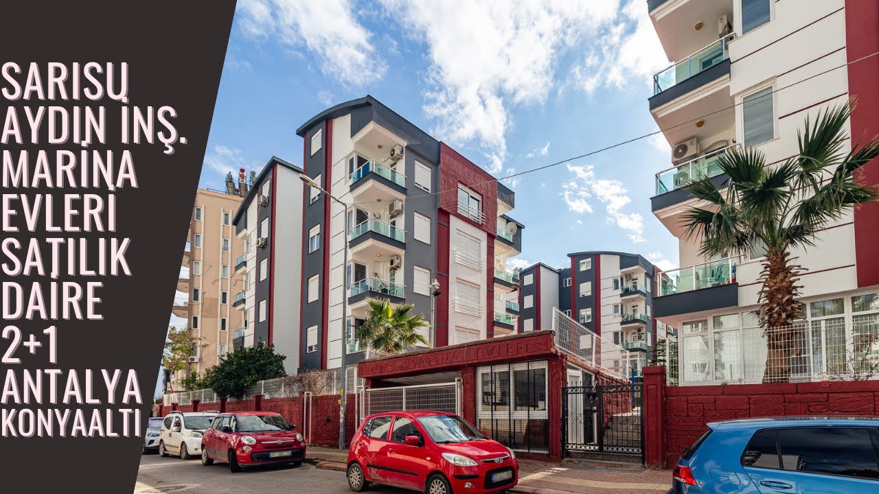 KONYAALTI SARISU AYDIN MARİNA EVLERİ 2+1 SATILIK DAİRE