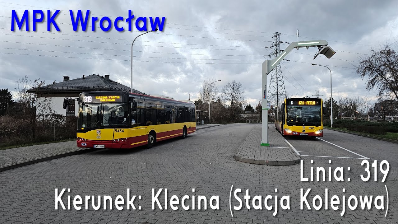 [🇵🇱PL] TIMELAPSE: MPK Wrocław - Linia: [🚍319]