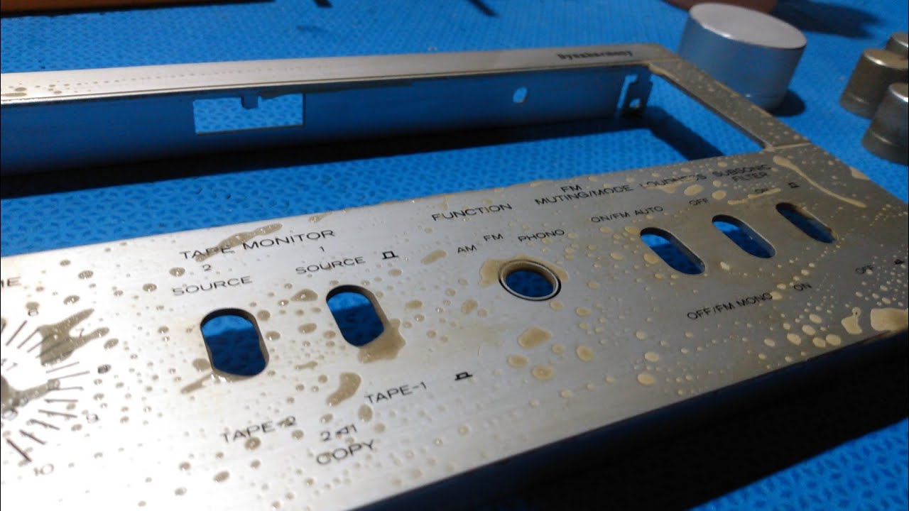 Como limpar Painel de receivers antigo Gradiente e outros dicas