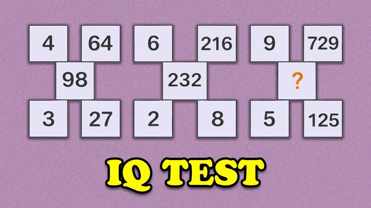 Найдите закономерность | Головоломка для проверки IQ