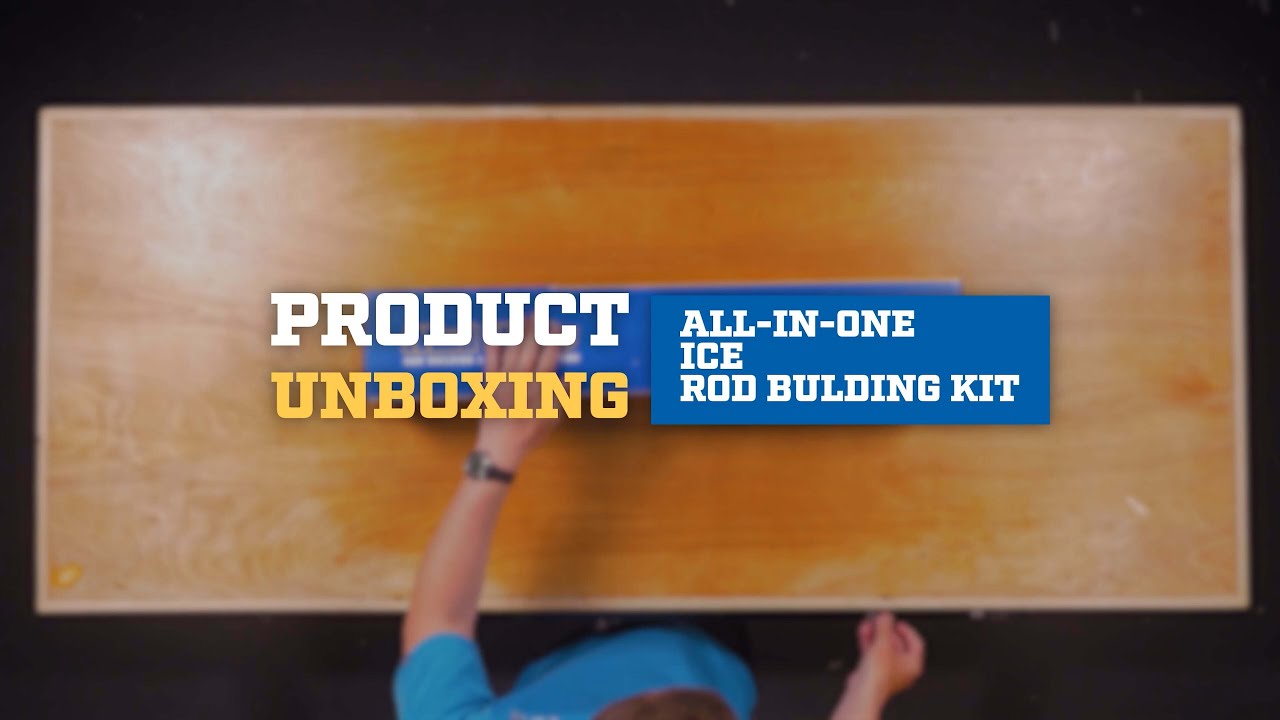 Распаковываем набор для строительства удилища Mud Hole All-In-One Ice Rod