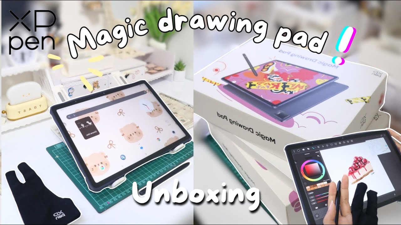 انبوكسنج 📦 تابليت XP-Pen Magic Drawing Pad | نجرب نرسم فيه لاول مرة !✦