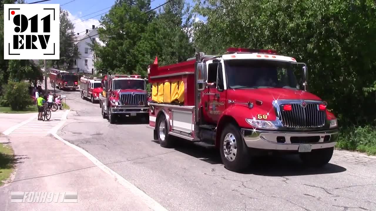 Hillsboro, NH Fire Truck Parade 2017