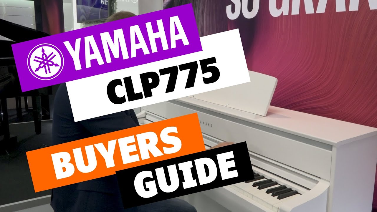 Демонстрация цифрового пианино Yamaha CLP775 и руководство для покупателя