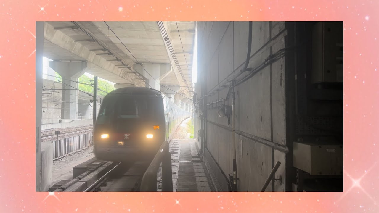 (春末睇東涌東地盤) 港鐵東涌綫: CAF-Train (V607/V807)南昌至東涌行車片段