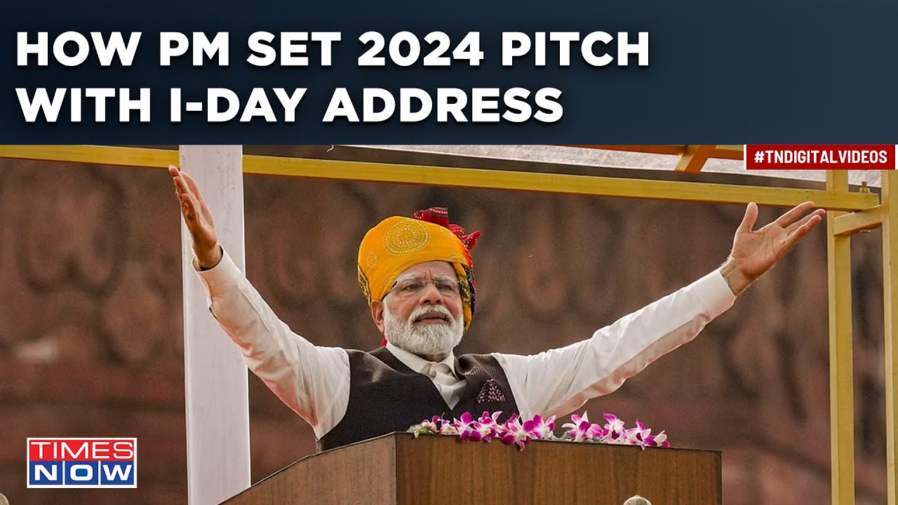 PM Modi Set Pitch For 2024 From Red Fort Independence Address As He Delivered I-Day Address