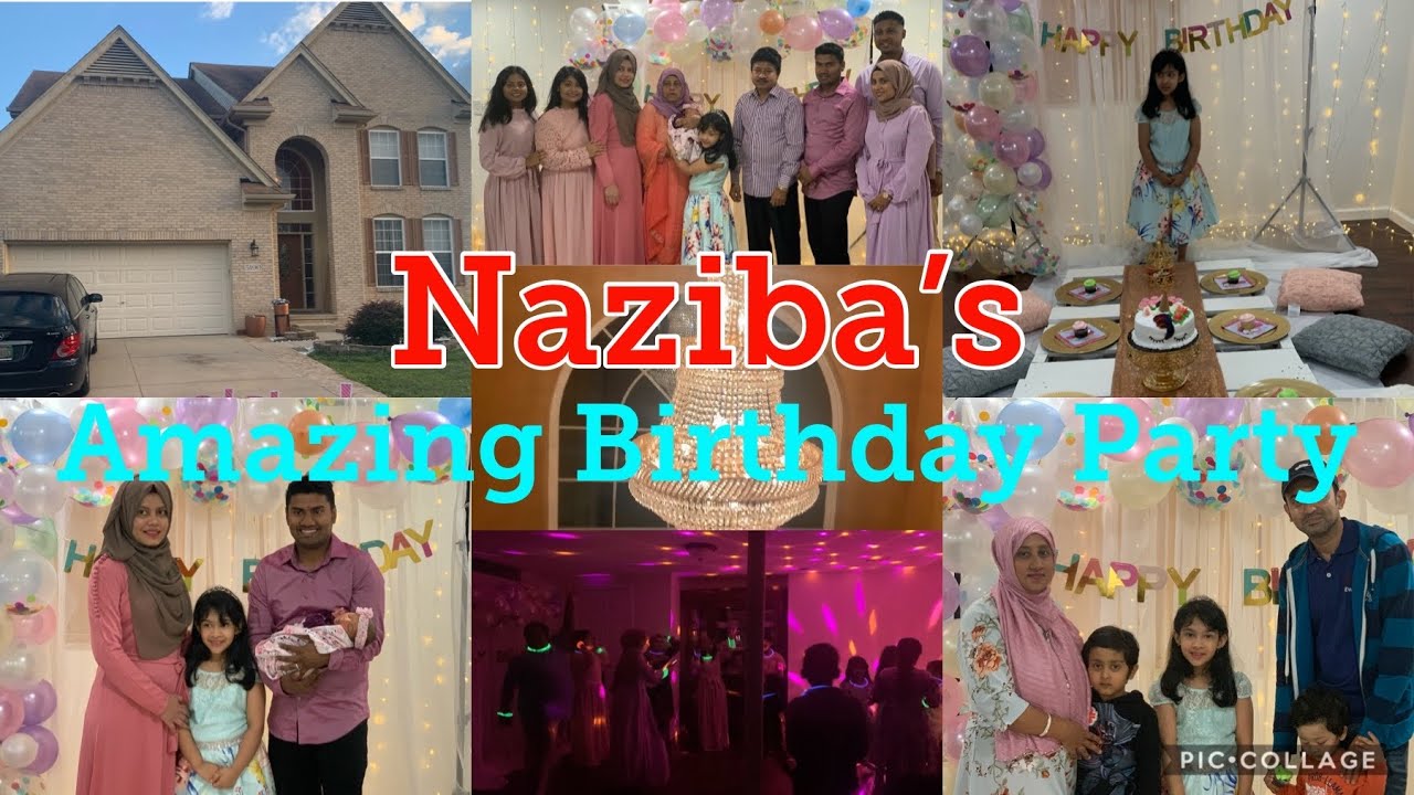 Birthday Party of Naziba | Sister House USA | Bangladeshi American Vlogger|Afsana&rsquo;s lifestyle in USA