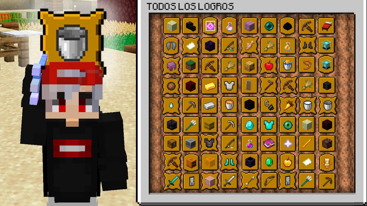 Completo TODOS los LOGROS de Minecraft en un SOLO VIDEO | Minecraft al 100%