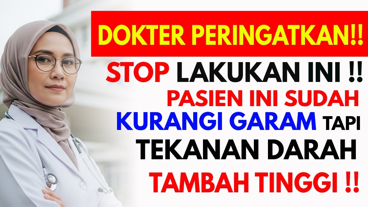 PANTANGAN LANSIA‼️ Garam Bukan Satu-Satunya Musuh Darah Tinggi!