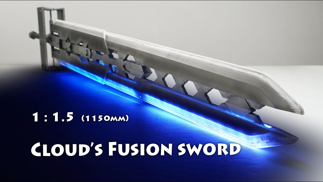 Дизайн и 3D-печать облака Fusion Sword от PLA