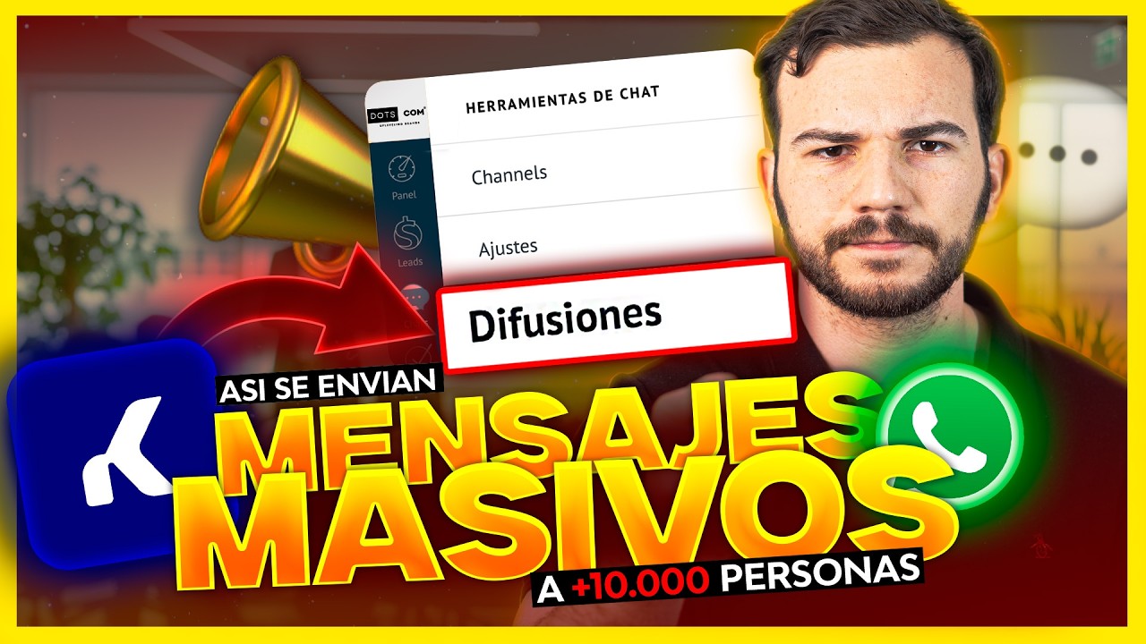 Mensajes Masivos y Difusiones en WhatsApp: C&oacute;mo Enviar a +10.000 Contactos (Sin Excel) con Kommo CRM