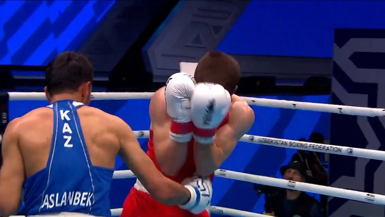 R16 (71KG) KAPULER ISHCHENKO MIROSLAV (ISR) vs SHYMBERGENOV ASLANBEK (KAZ) | IBA Championships 2023