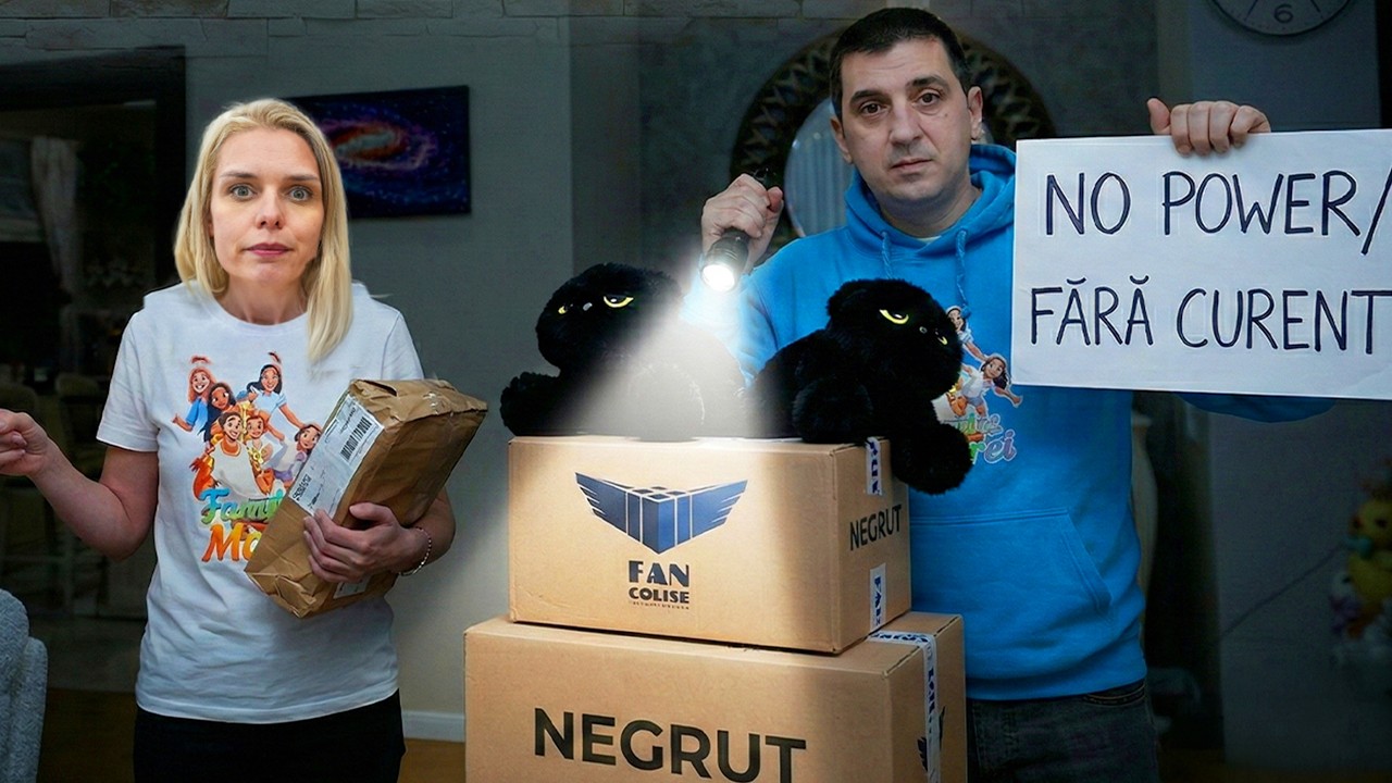 Fără CURENT în CASĂ ⚡ NU putem trimite COLETELE cu NEGRUȚ pe ÎNTUNERIC 🐈‍⬛