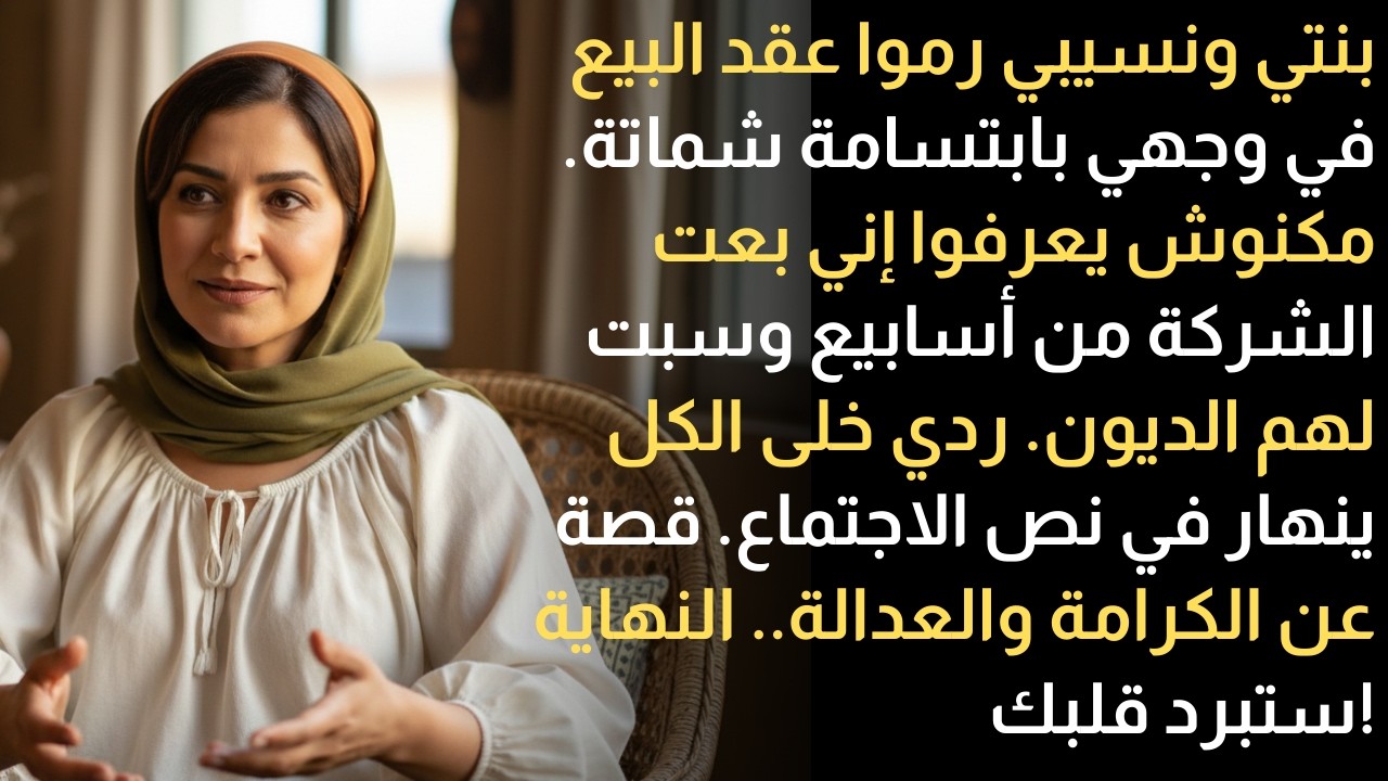 رموا العقد في وجهي!