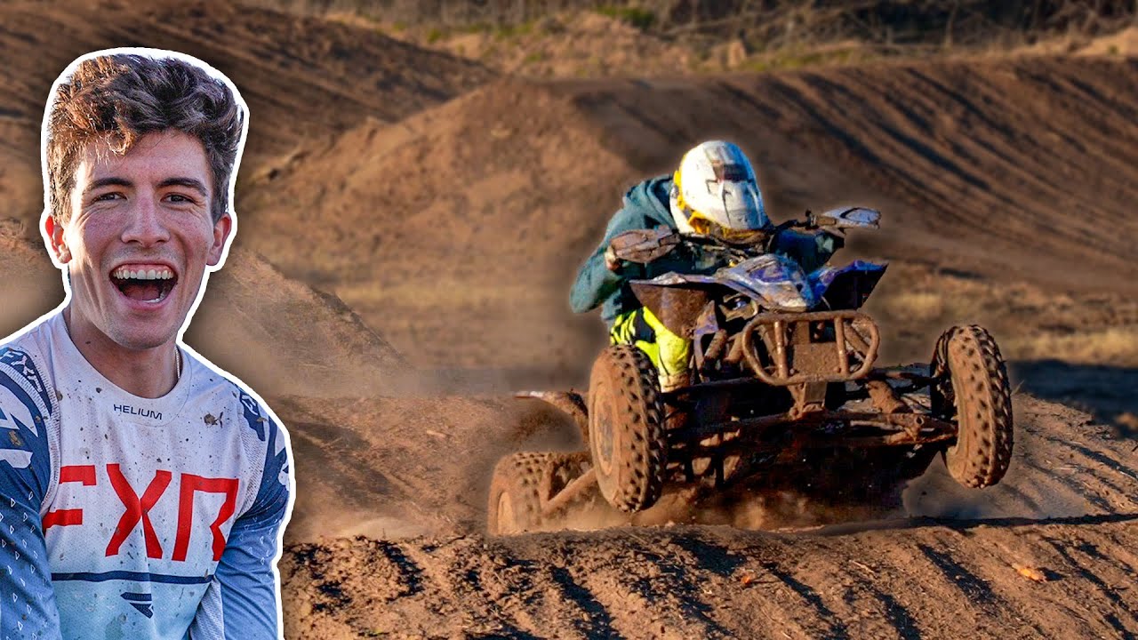 Letting Dirt Bike Riders Try My Race Quad!