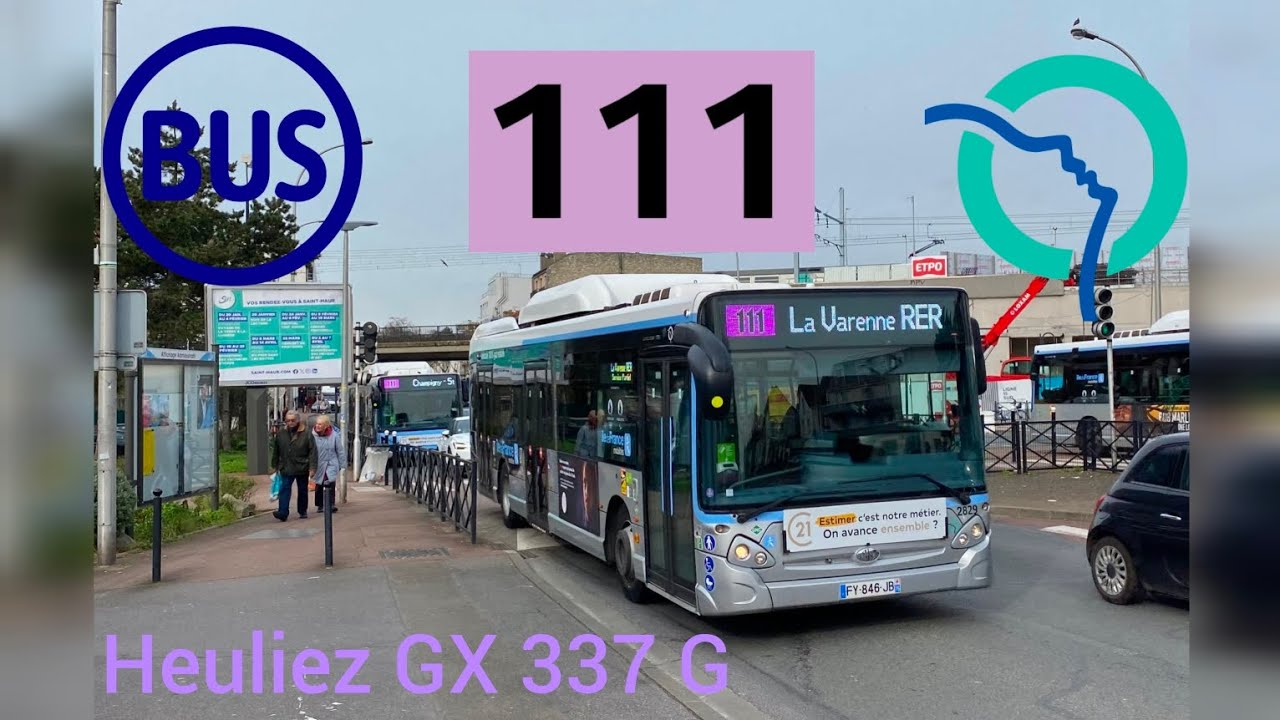 Bus 111 RATP | Heuliez GX 337 G N°2819 | Champigny RER - La Varenne Chennevières RER