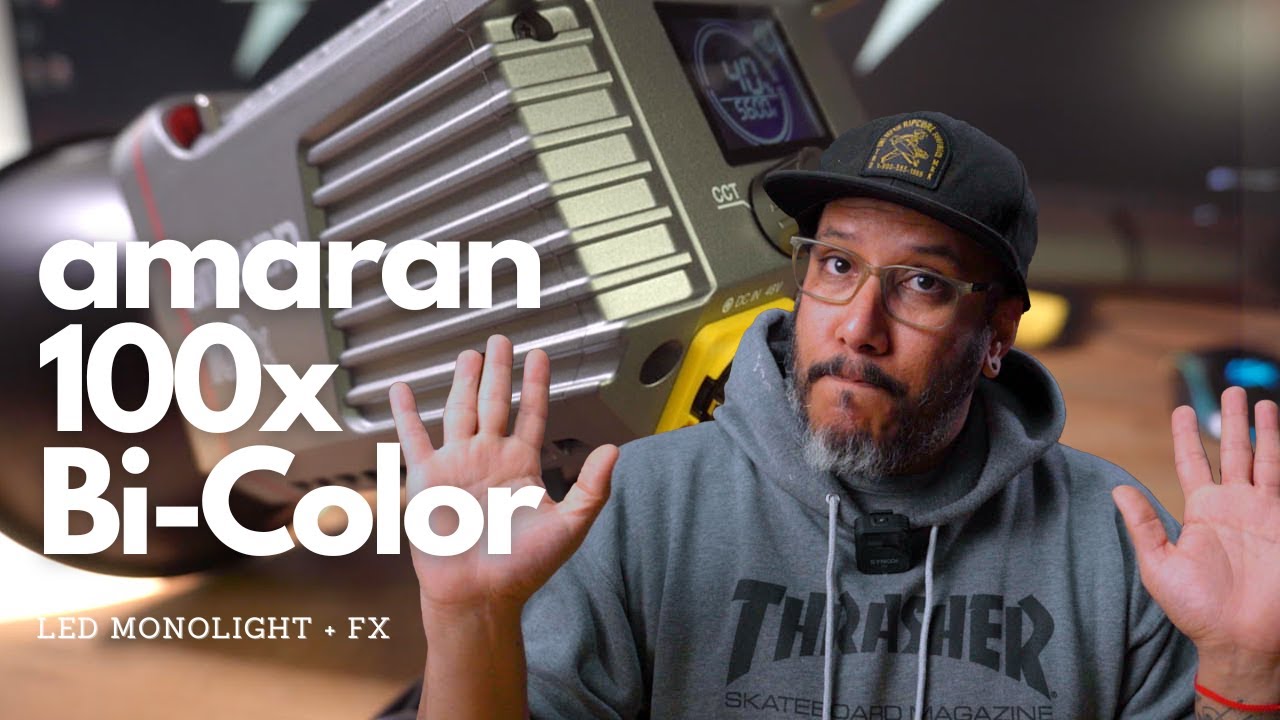 La ILUMINACIÓN PERFECTA con la Amaran 100x Bi Color LED Monolight + FX