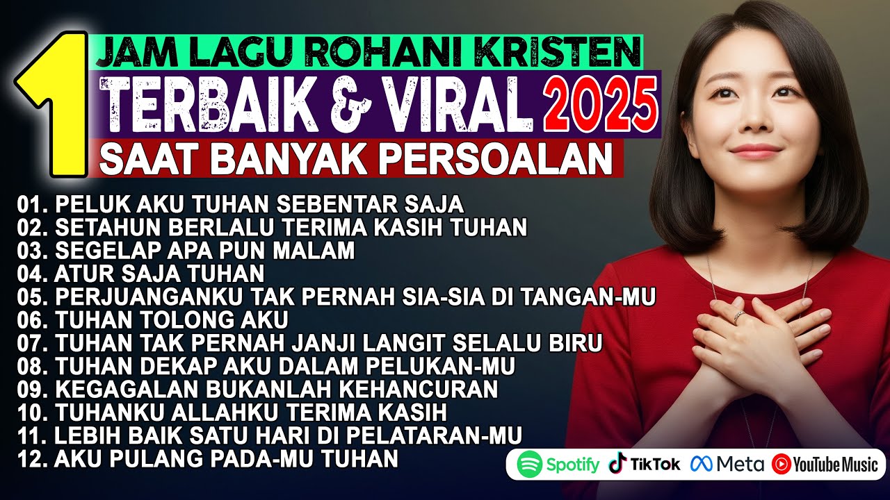 Lagu Rohani Kristen Saat Teduh Terbaru & Populer 2025 | Banyak Dicari & Viral di TikTok