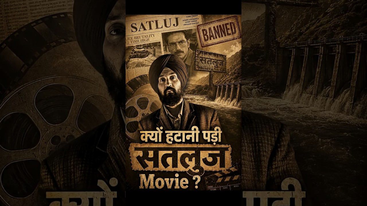 🚫 Satluj Movie Banned | Diljit Dosanjh | Jaswant Singh Khalra | #Shorts #Punjab