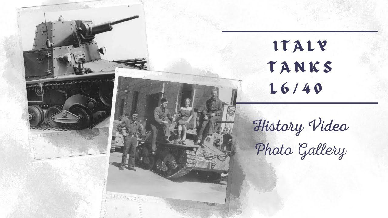 World War II History Photos Italy Tank L6/40