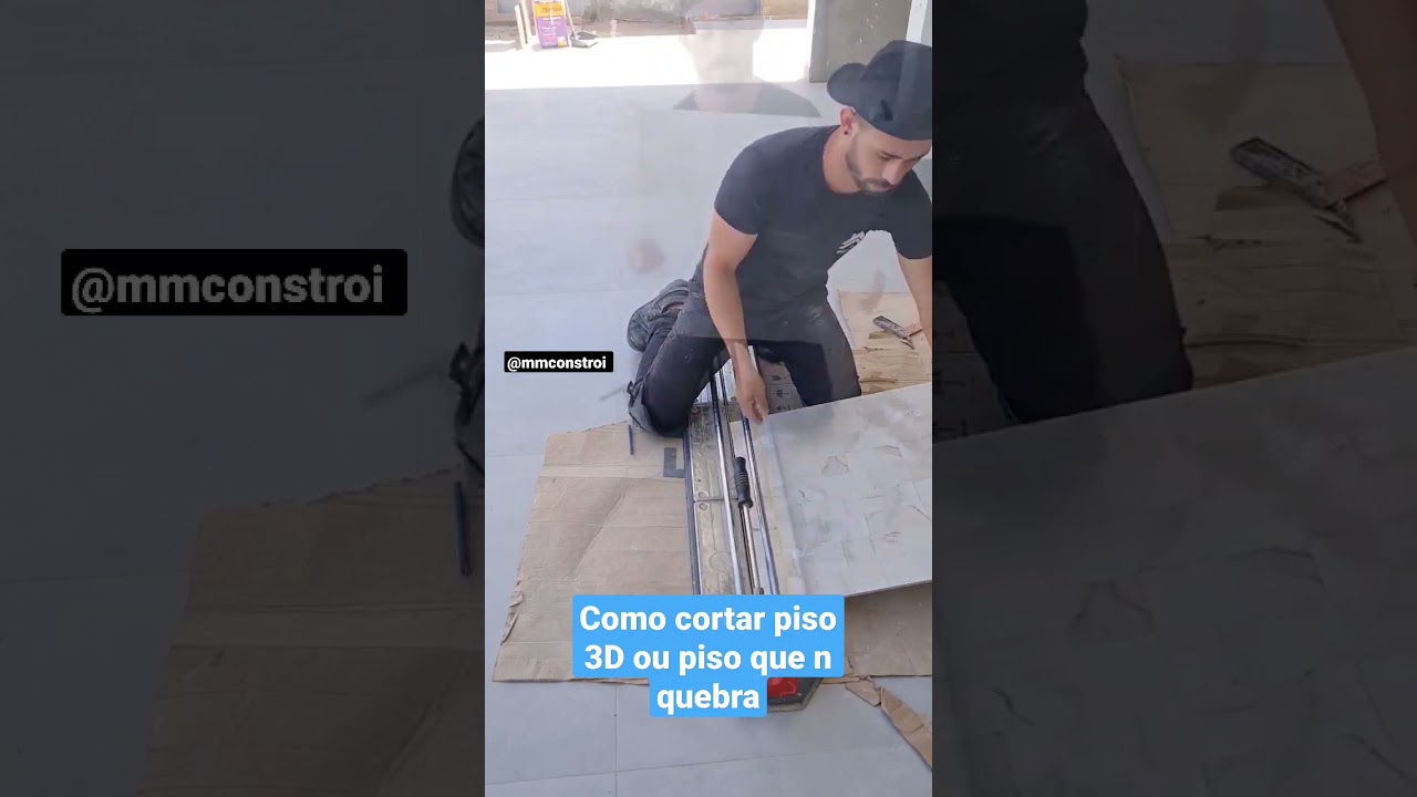COMO CORTAR PISO DIF&Iacute;CIL  DE CORTAR NA RISCADEIRA