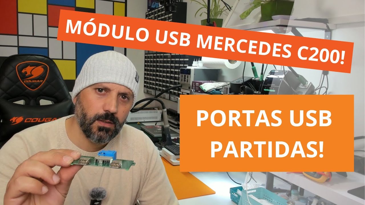 Reparação Módulo USB Mercedes C200 (USB Module Repair)