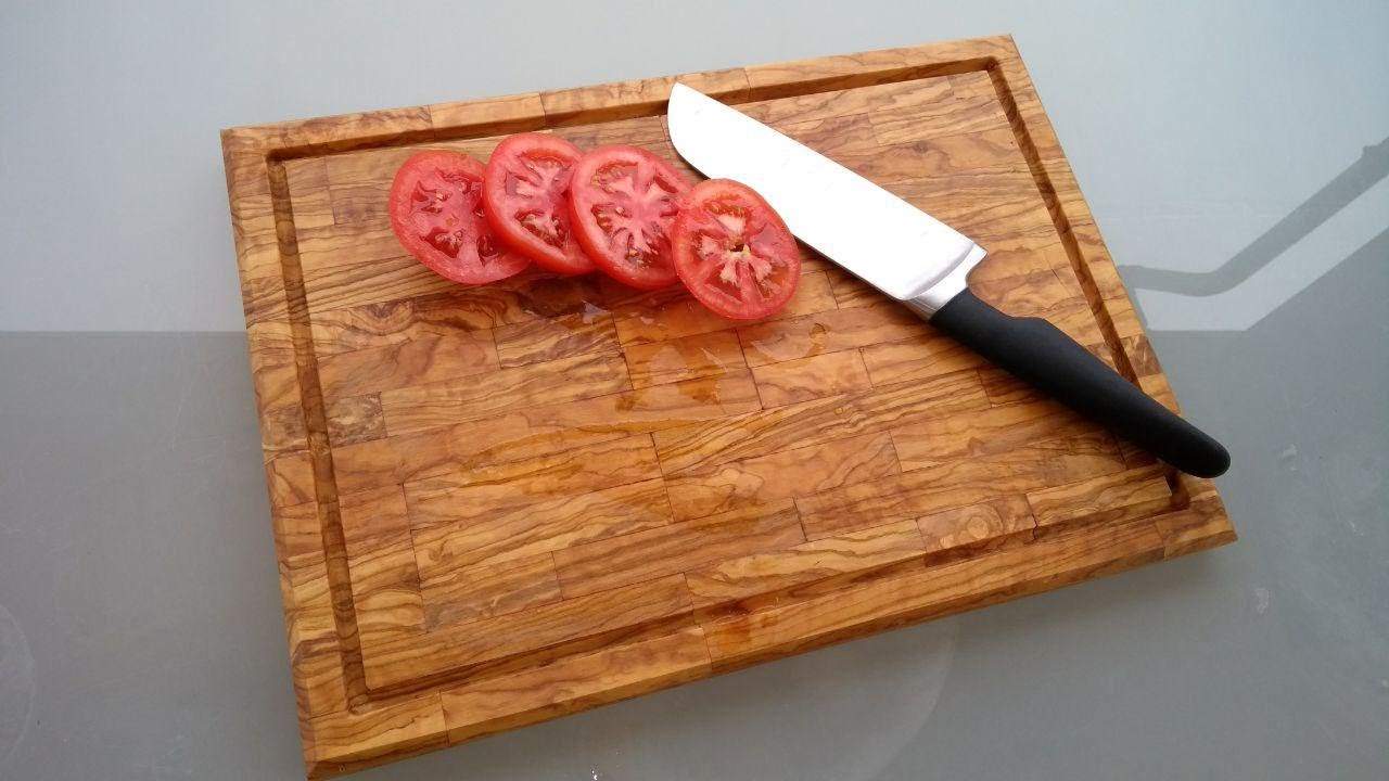Making a Cutting Board From Pieces of Olive Wood