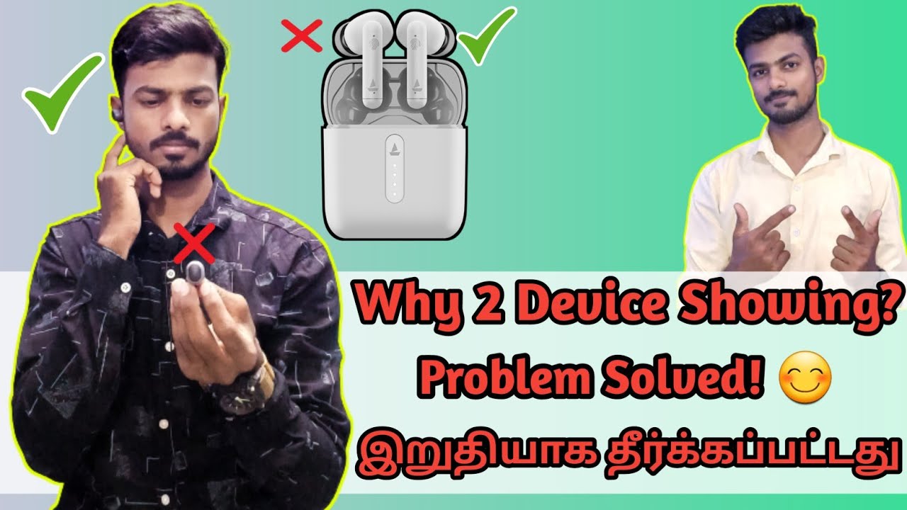 Boat Airdopes 2 Side Not Working | Problem | Explaining In Tamil