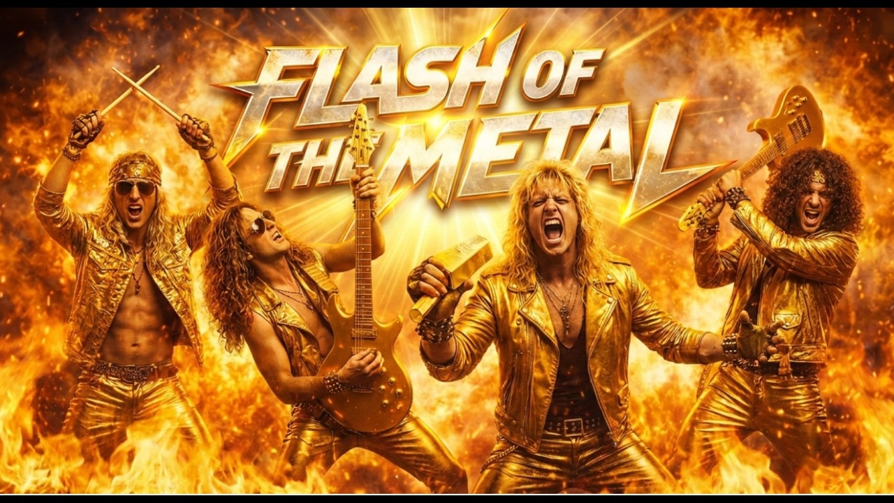 ◤Flash of the Metal◢ Gold & Silver at the Edge of the Sky, Hair Metal with glass-shattering vocals