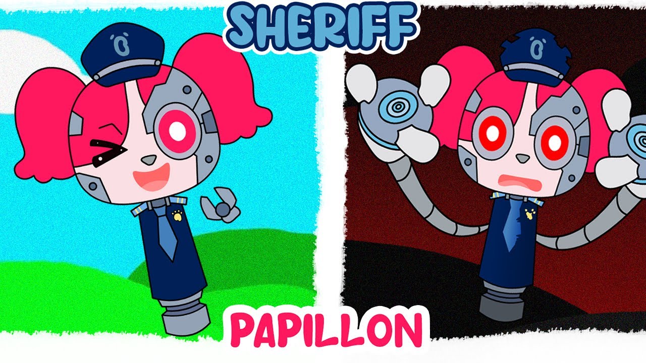My Sprunki OC: Sheriff Labrador (Sheriff Papillon Robot)