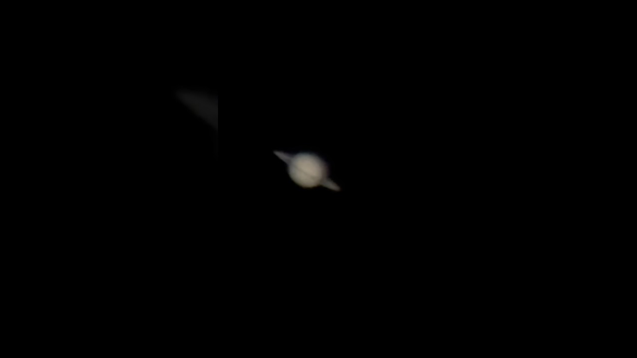 Saturn captured with my Celestron 8Se | iPhone 15 pro max |  