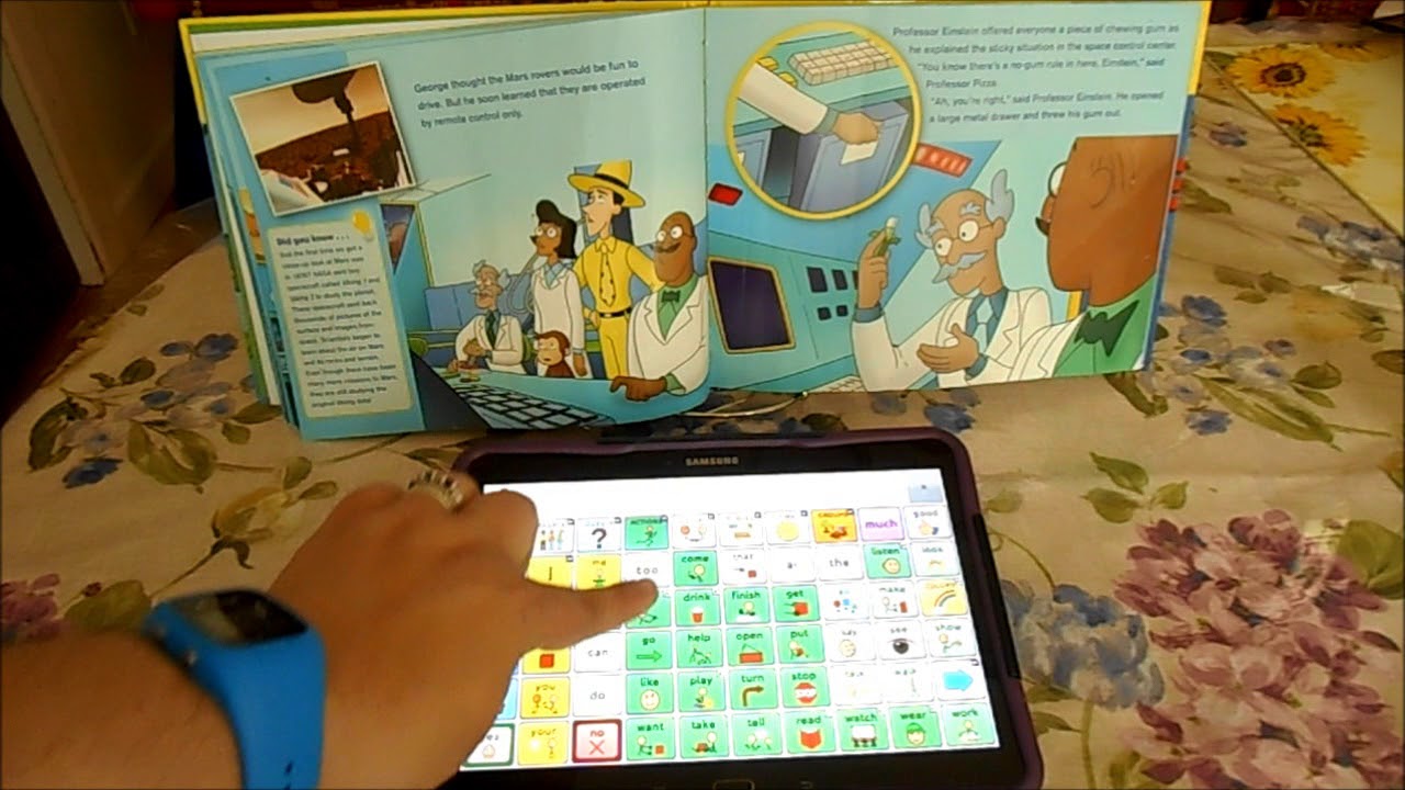 Curious George Discovers Space - Read with AAC