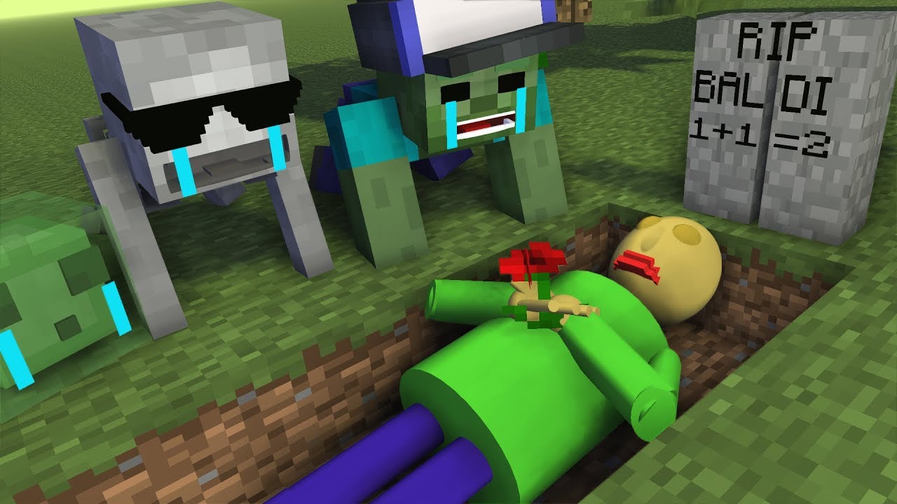 RIP BALDI'S STORY - MINECRAFT ANIMATION