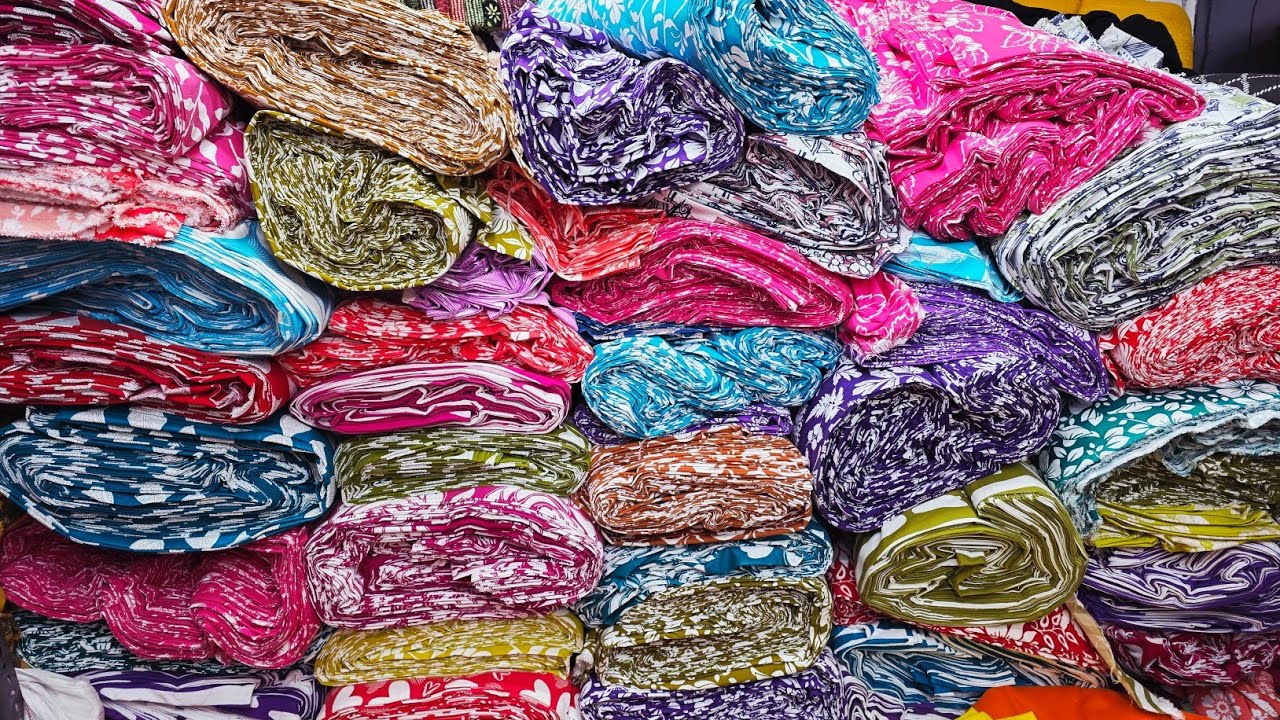 5% में कपड़ा/ COTTON CUT PIECE FABRIC WHOLESALE MARKET IN SURAT, WHOLESALE CUT PIECE MARKET IN SURAT