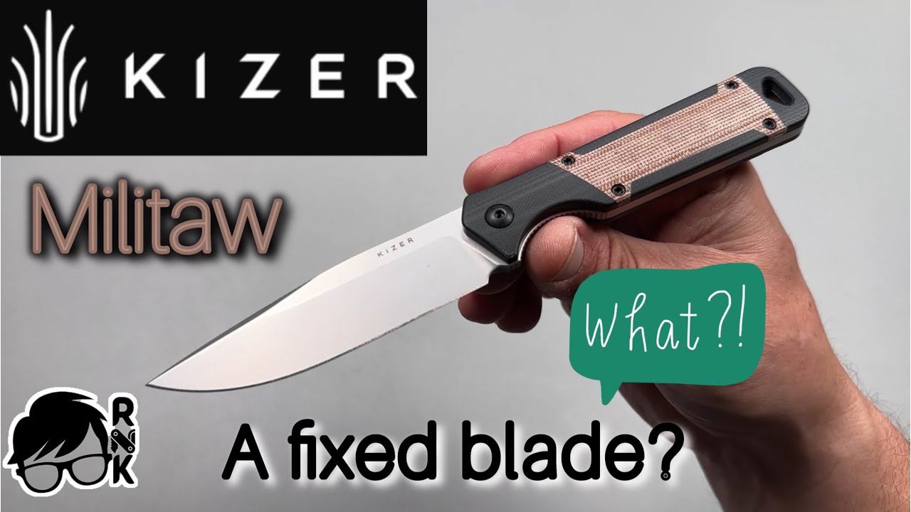 Review/impressions of the Kizer Nitro-V Militaw fixed blade knife… a great budget fixie?
