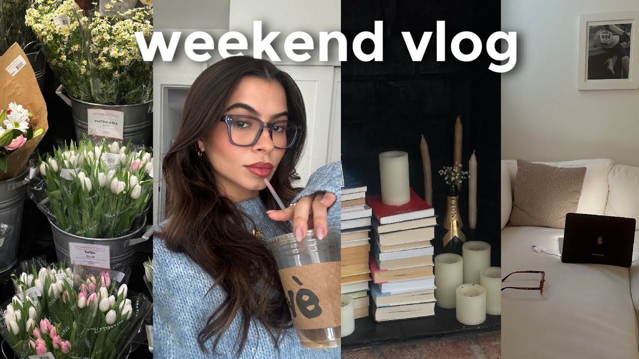 a balanced weekend // staying in + going out