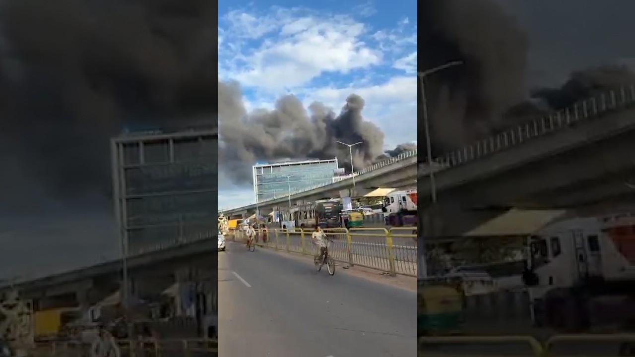 Fire incident in Bommasandra #fireincident #bangalore #bangalorenews #danger #emergency #fire #delta