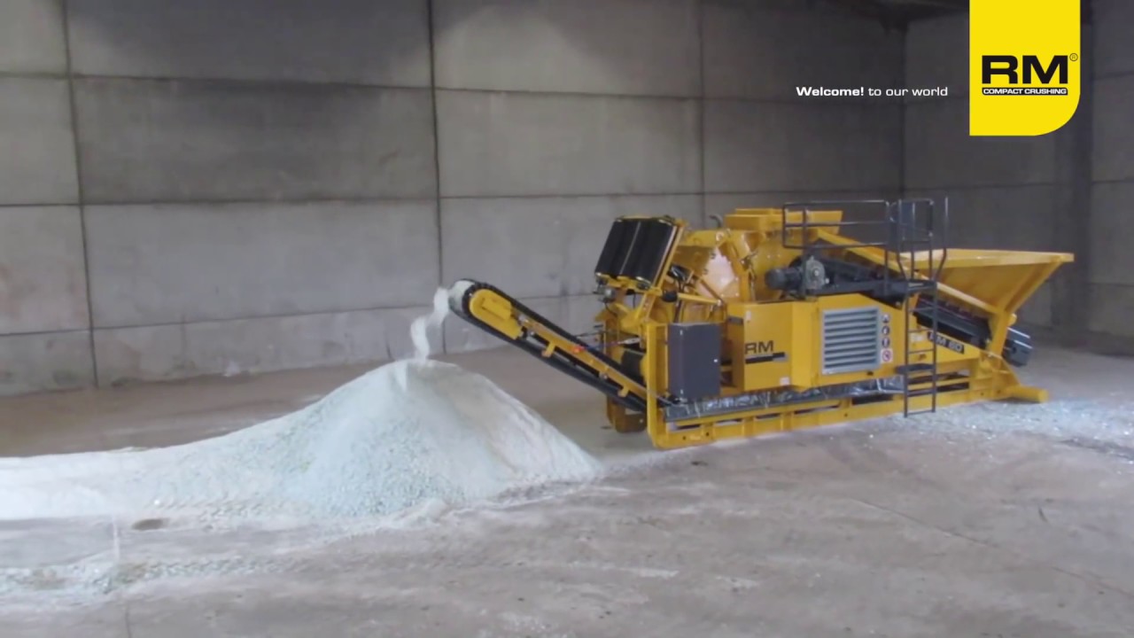 Rubble Master RM 60 - Glas-Recycling