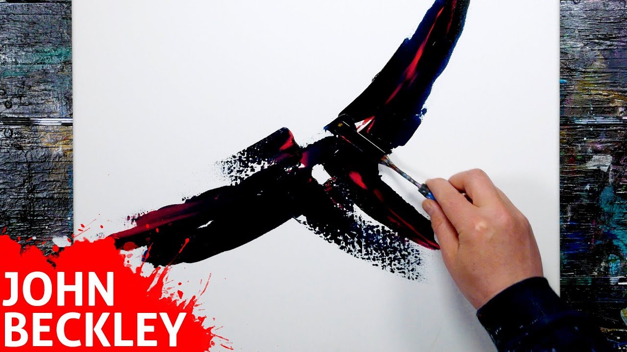 Easy Abstract Painting For Beginners | Acrylic Paint | Relaxing | Palma
