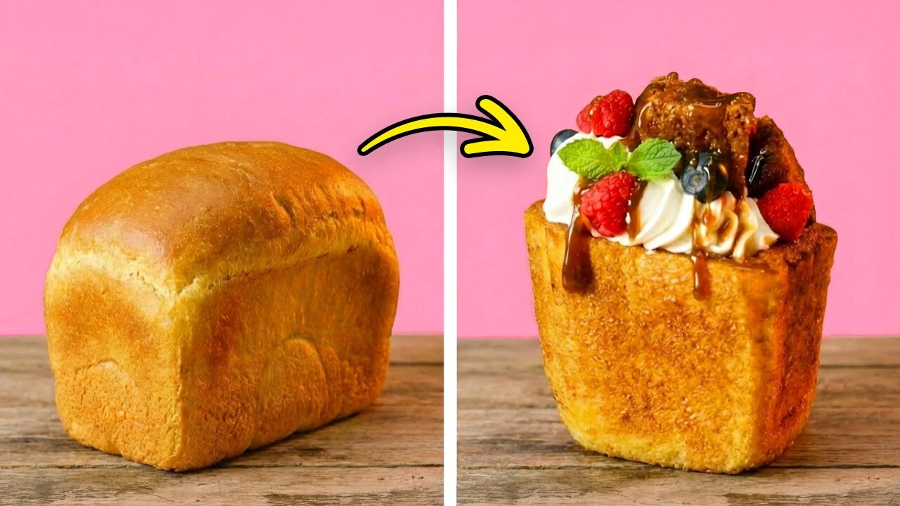 Surprising Desserts Made with Basic Ingredients 🍨🔥