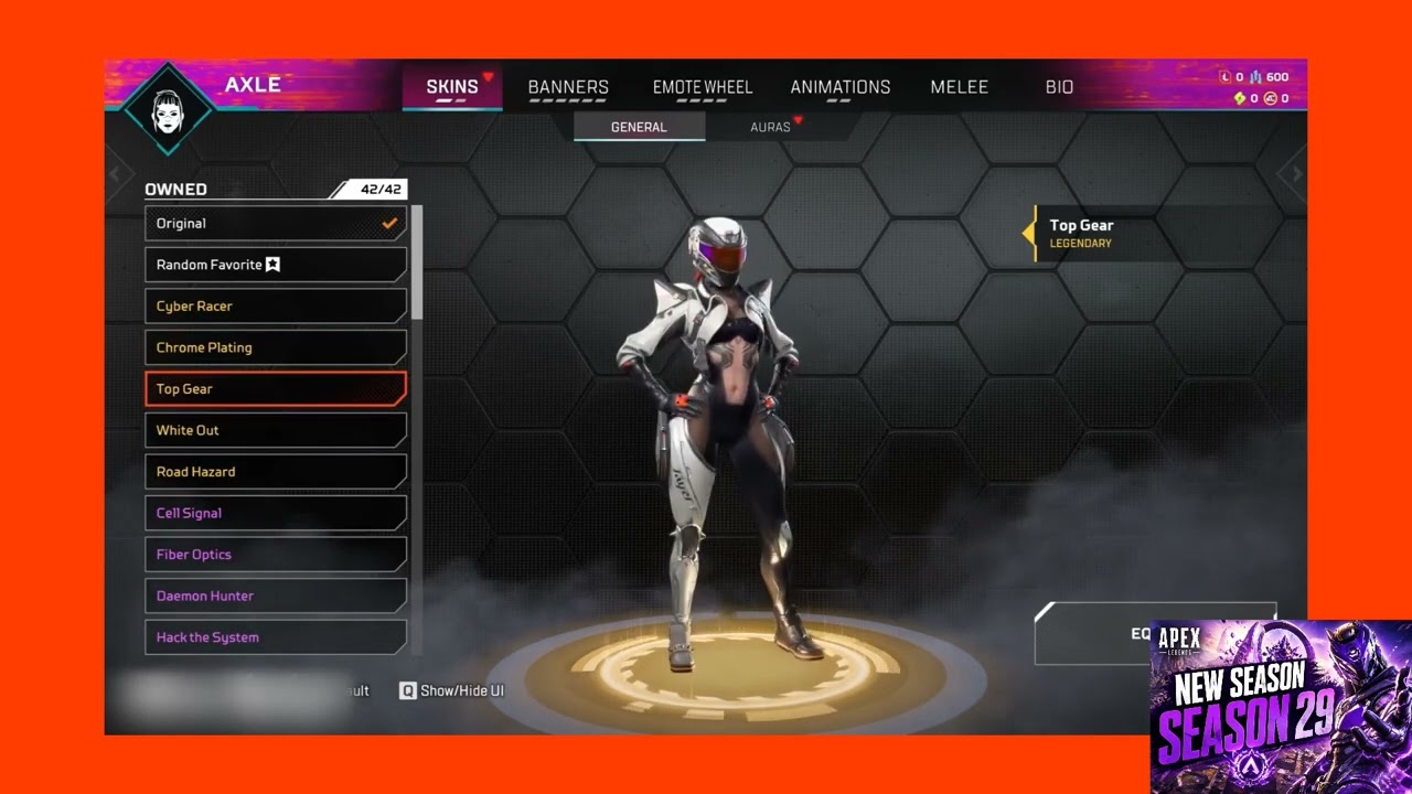 AXLE skins showcase Apex Legends  new legend season 29