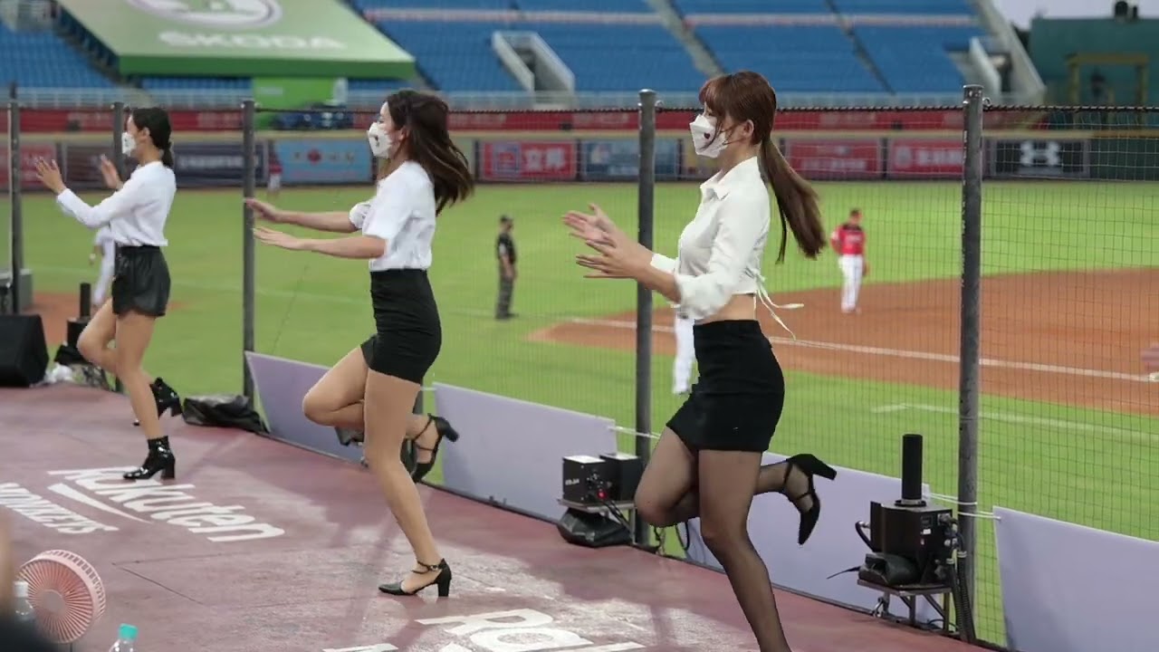 Rakuten girls 樂天女孩 楽天ガールズ 0714上班族趴 , YURI 陳怡叡 , AVIVA 菲菲, OL黑絲襪,林泓育應援