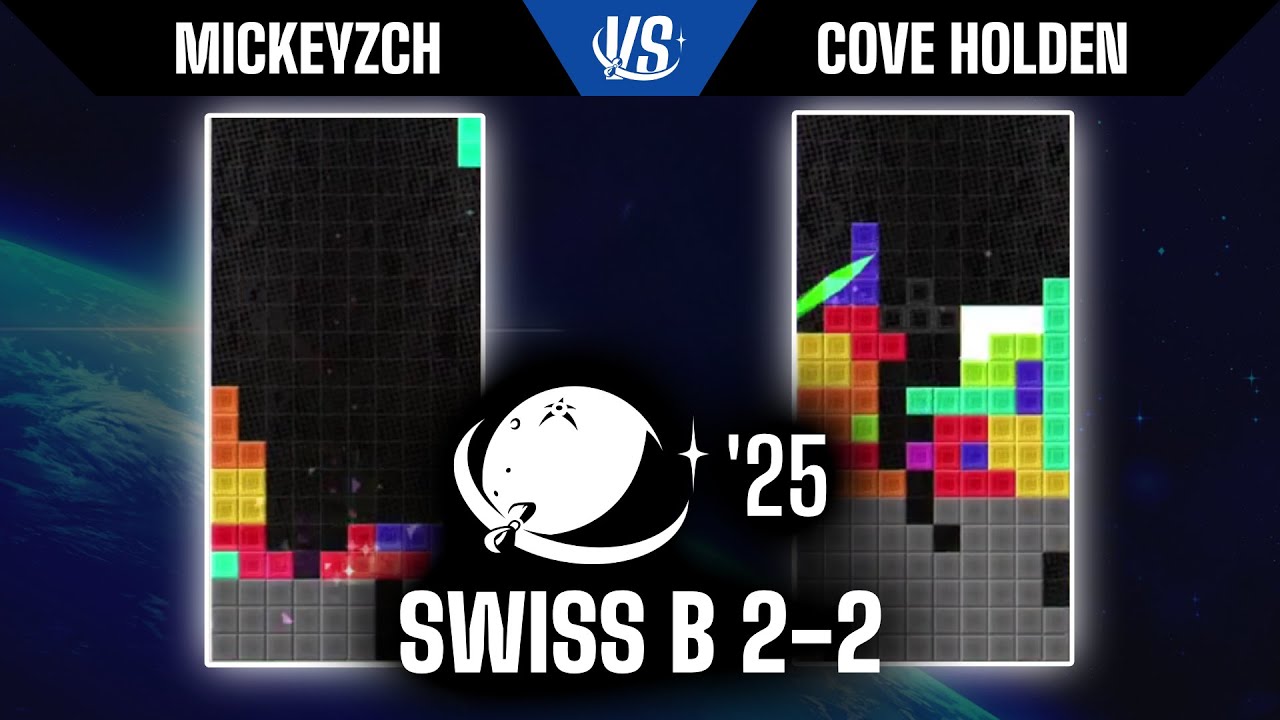 MICKEYZCH vs COVE HOLDEN - Swiss B 2-2 - TETR.IO World Championship '25