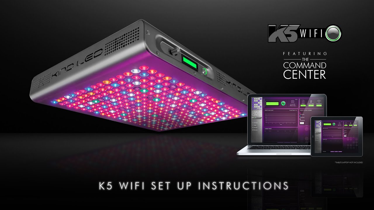 KIND LED Grow Lights K5 WiFi XL1000 Instructional Video