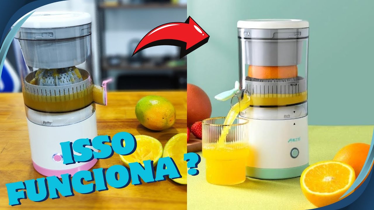 ANÁLISE ESPREMEDOR DE LARANJA PORTÁTIL QUE VIRALIZOU - SERÁ QUE FUNCIONA ?