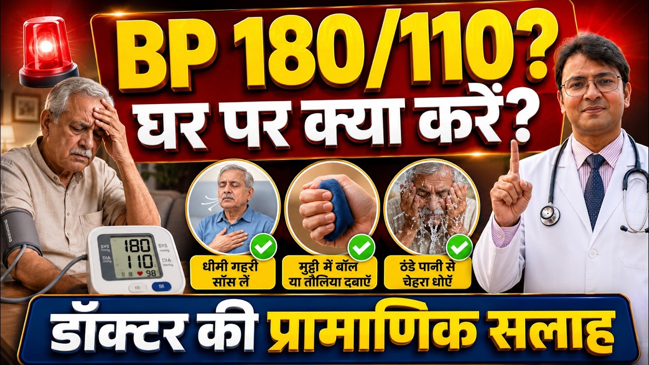 High BP Emergency? हॉस्पिटल दूर हो तो घर पर क्या करें? AIIMS दिल्ली Doctor से सीखें Life Saving Tips