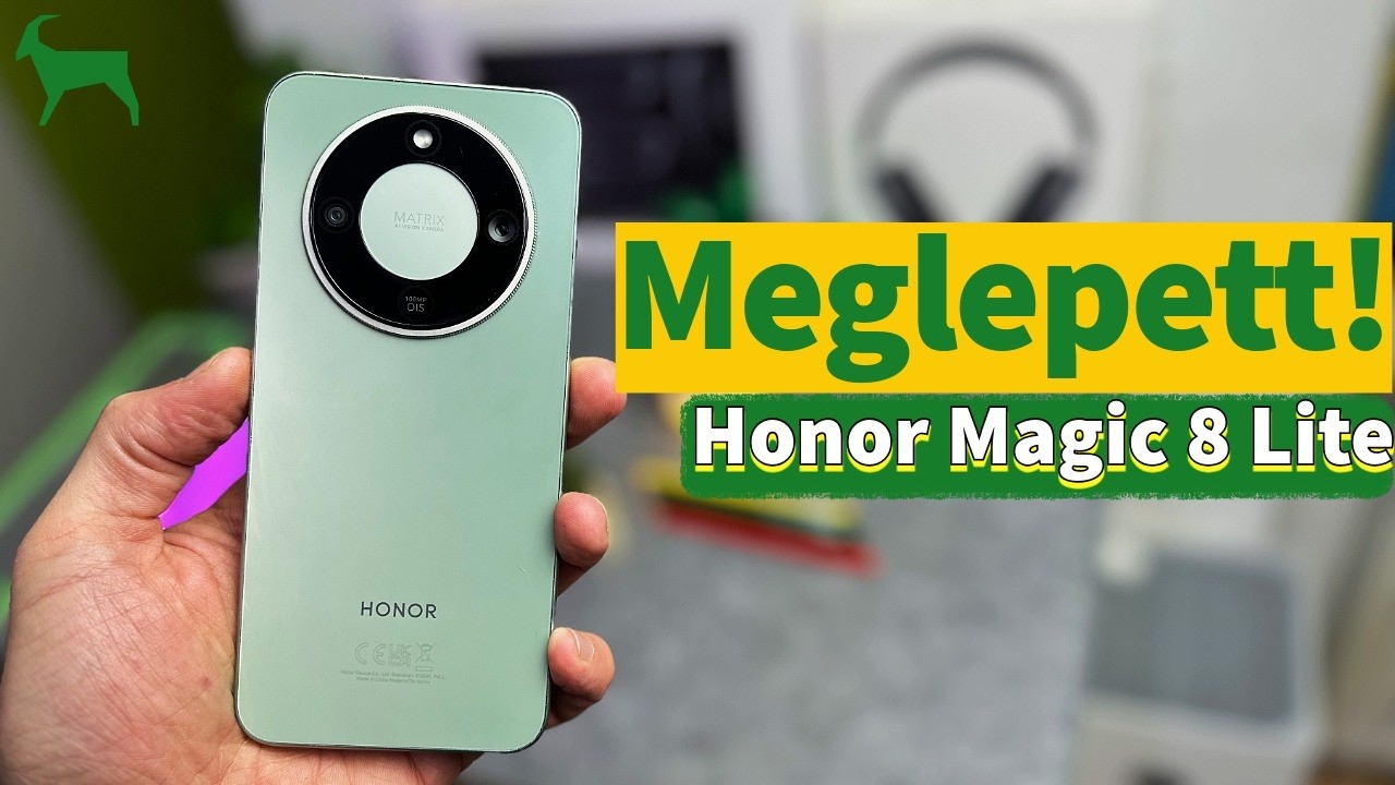 Slágergyanús lett! Honor Magic 8 Lite